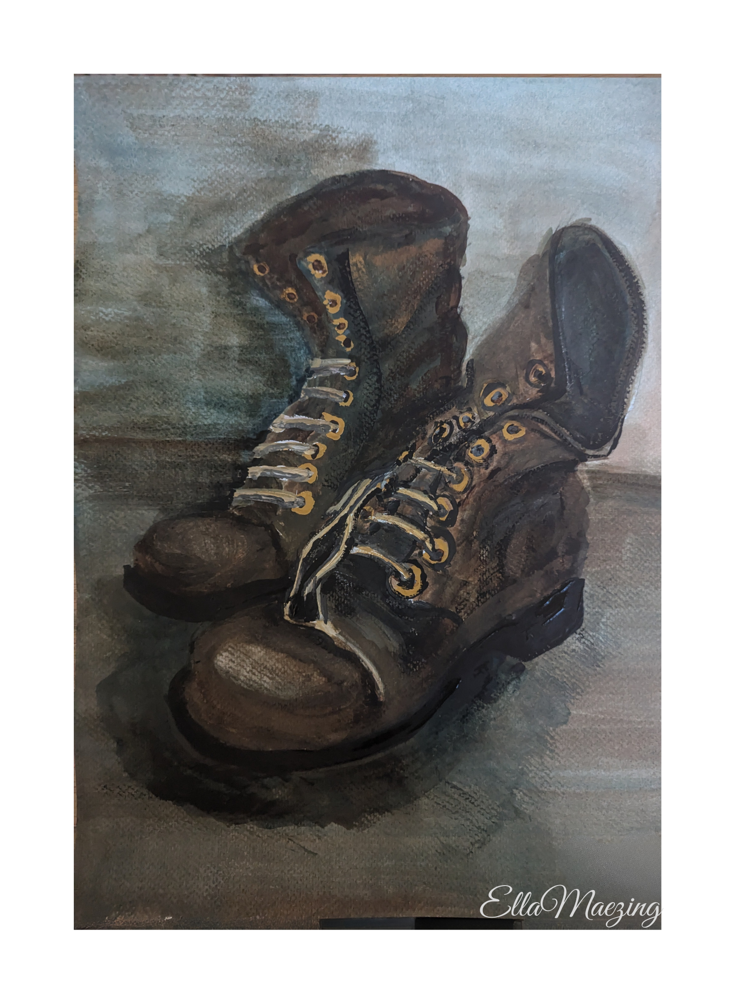 Miles Walked Note Card (Flat)